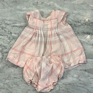 Burberry Pink Dress with matching bloomers
